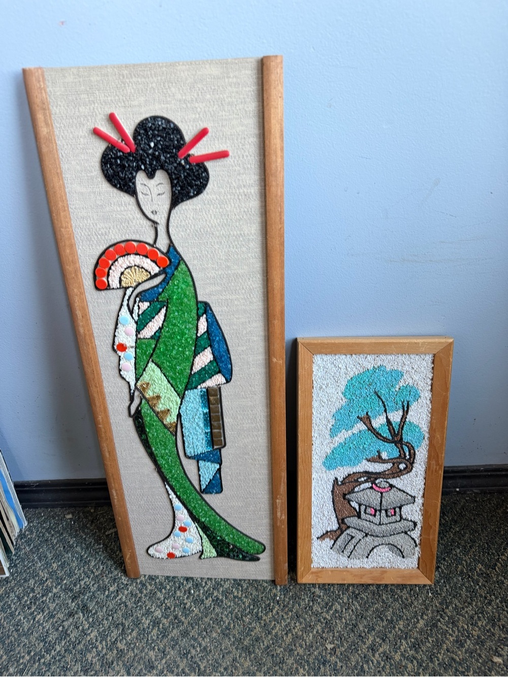 Vintage Gravel Art